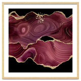 Burgundy & Gold Glitter Agate Texture 03 thumbnail