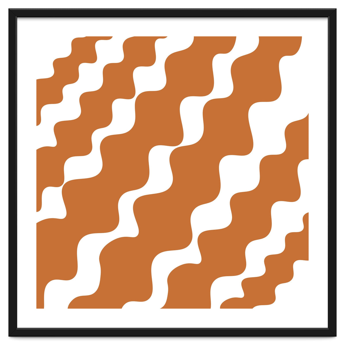 Brown Wavy Pattern