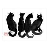 4 Black Cats (Print Only) thumbnail