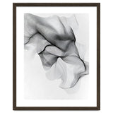 Abstract Black And White Flowing Lines Forming Organic Shapes And Forms thumbnail
