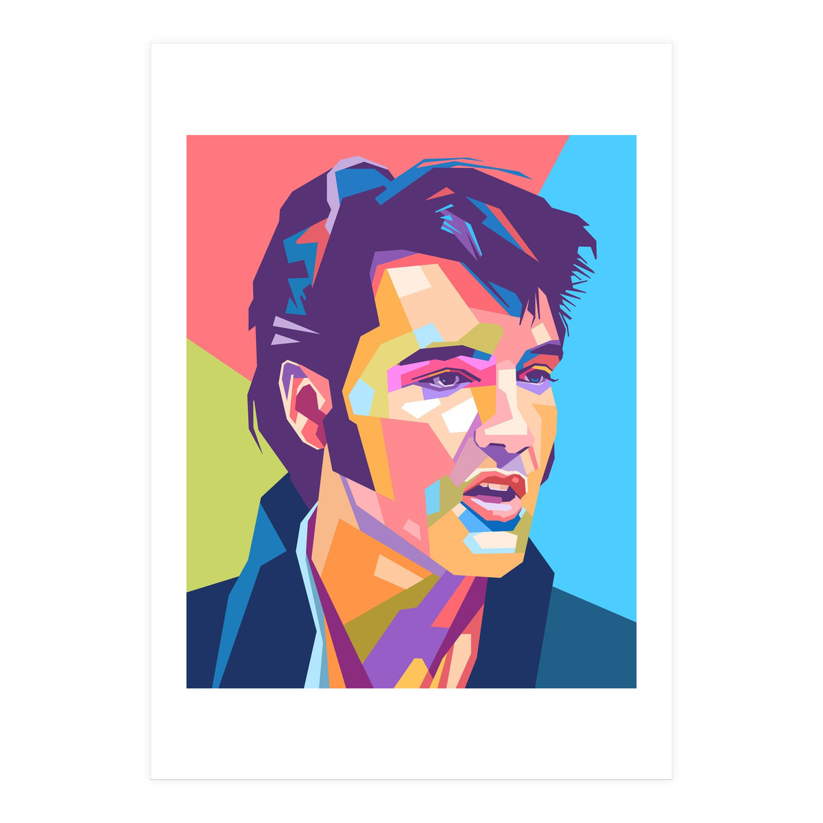 Elvis Presley pop art (Print Only)