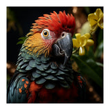 Vibrant Macaw Parrot With Red And Yellow (Print Only) thumbnail
