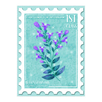 The Buckinghamshire Chiltern Gentian Postage Stamp (Print Only)