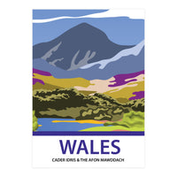 Wales Cader Idris And The Afon Mawddach (Print Only)