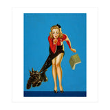 Pinup Girl And Dog Tricks (Print Only) thumbnail