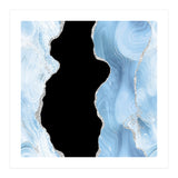 Blue & Silver Agate Glitter Texture 02 (Print Only) thumbnail