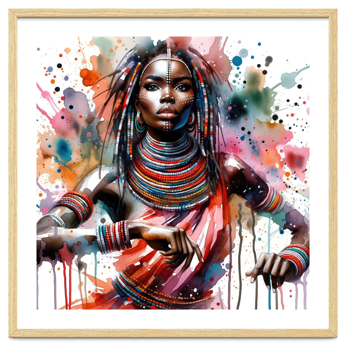 Beaded Majesty Dancer Portrait