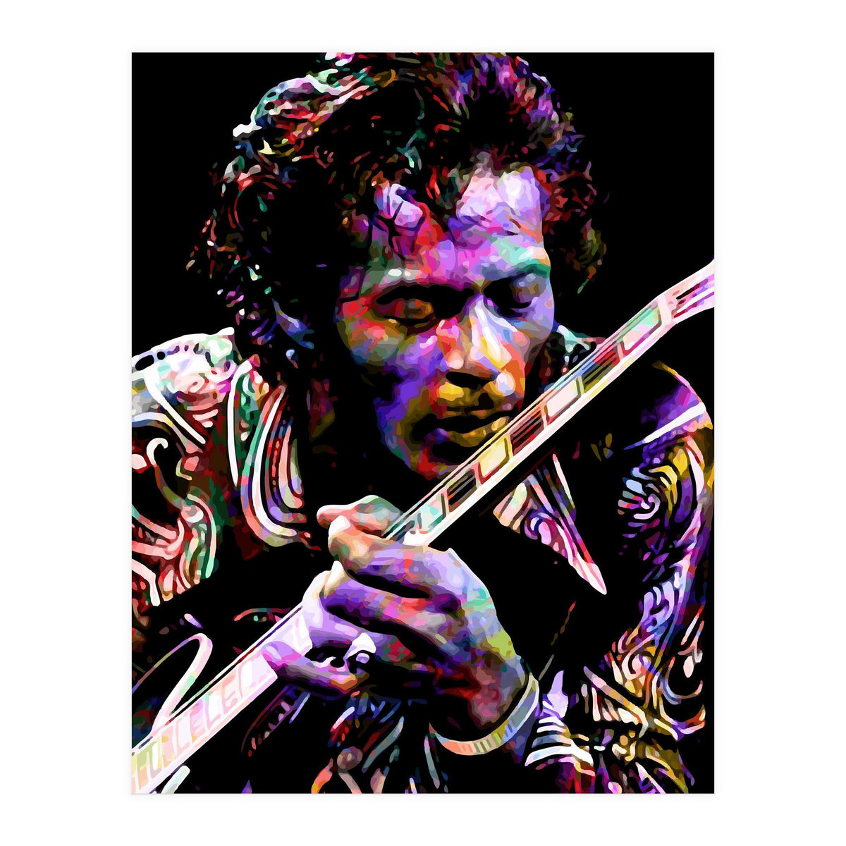 Chuck Berry Rock Guitarist Legend (Print Only)