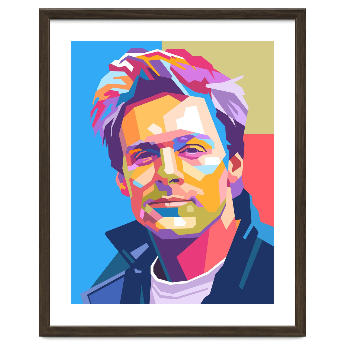 Bryan Adams pop art portrait