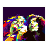 Robert Plant And Jimmy Page Pop Art WPAP (Print Only) thumbnail