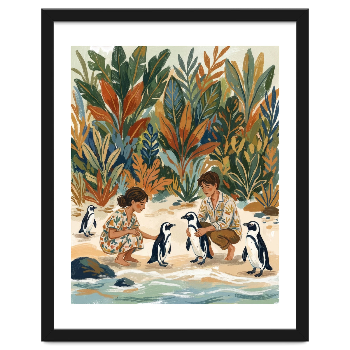 Wildlife Beach Gathering