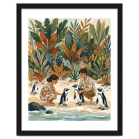 Wildlife Beach Gathering