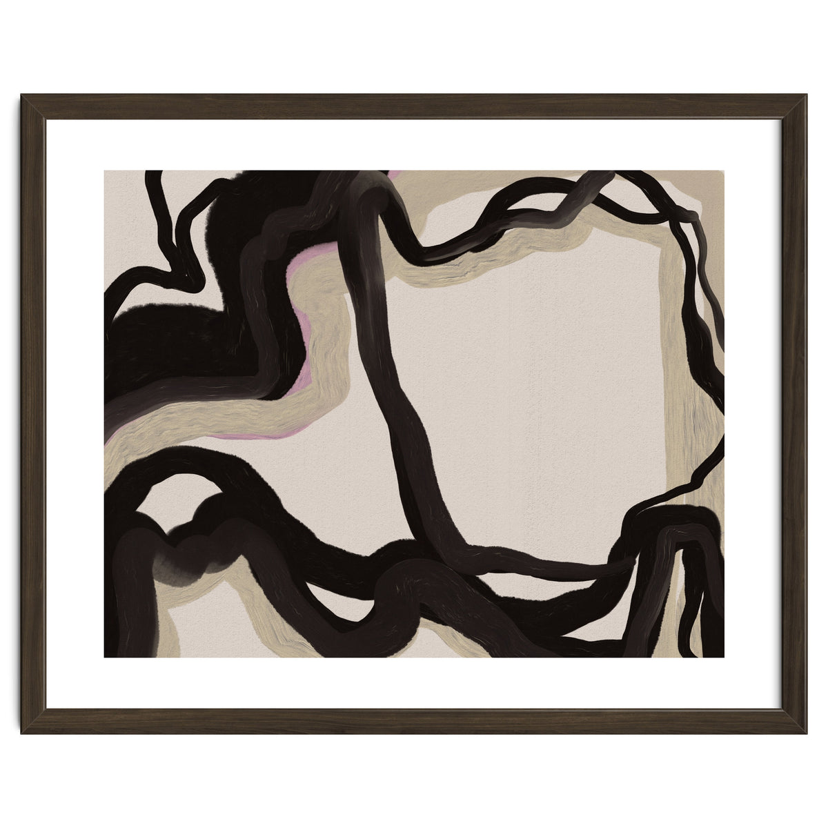 Time oil painting abstract