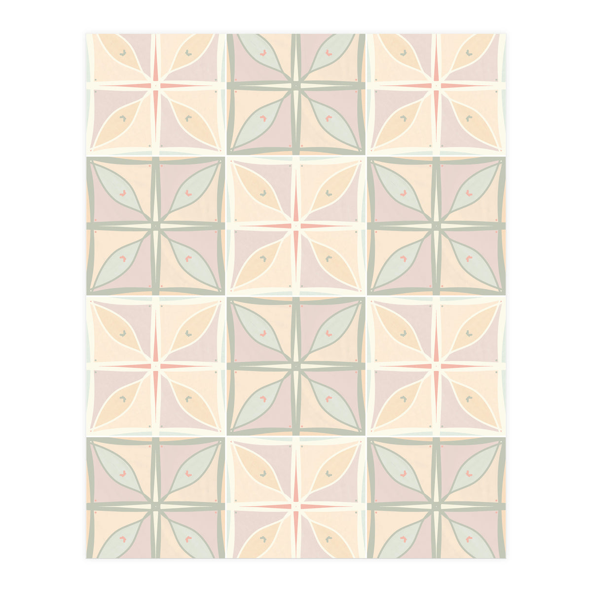 Old Style Pastels Kitchen Tiles (Print Only)