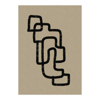 Black Minimalist Lines (Print Only)