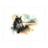 Majestic Cat In Coastal Landscape (Print Only) thumbnail