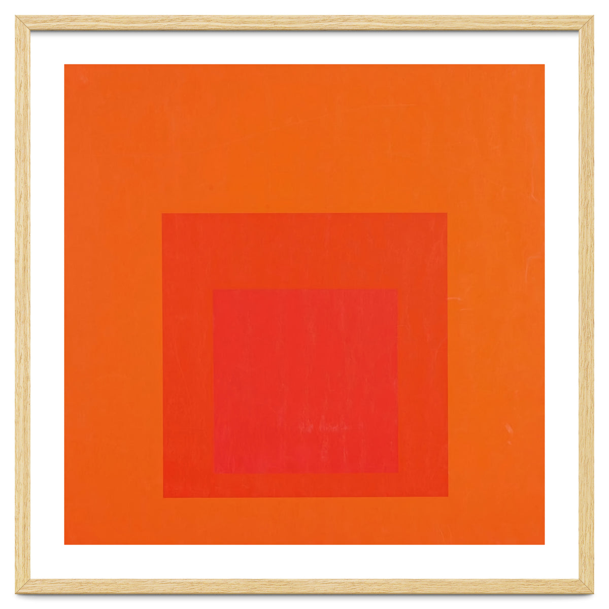 JOSEF ALBERS - HOMAGE TO THE SQUARE RED
