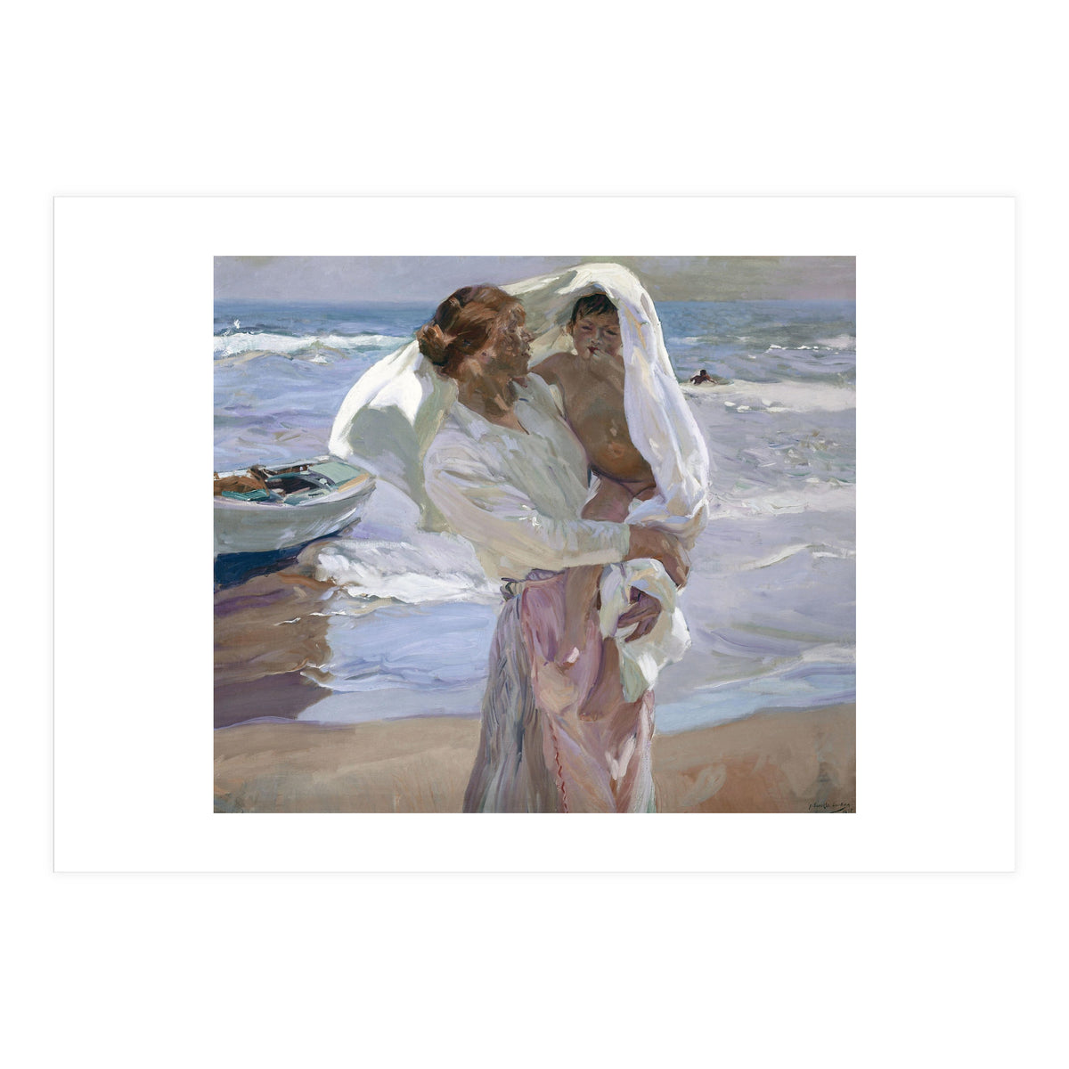 'Just Out of the Sea', 1915, Oil on canvas, 130 x 155 cm. (Print Only)