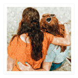 Soul Sisters | Modern Bohemian Friendship BFF Fashion | Friends Companion Summer Travel Painting (Print Only) thumbnail