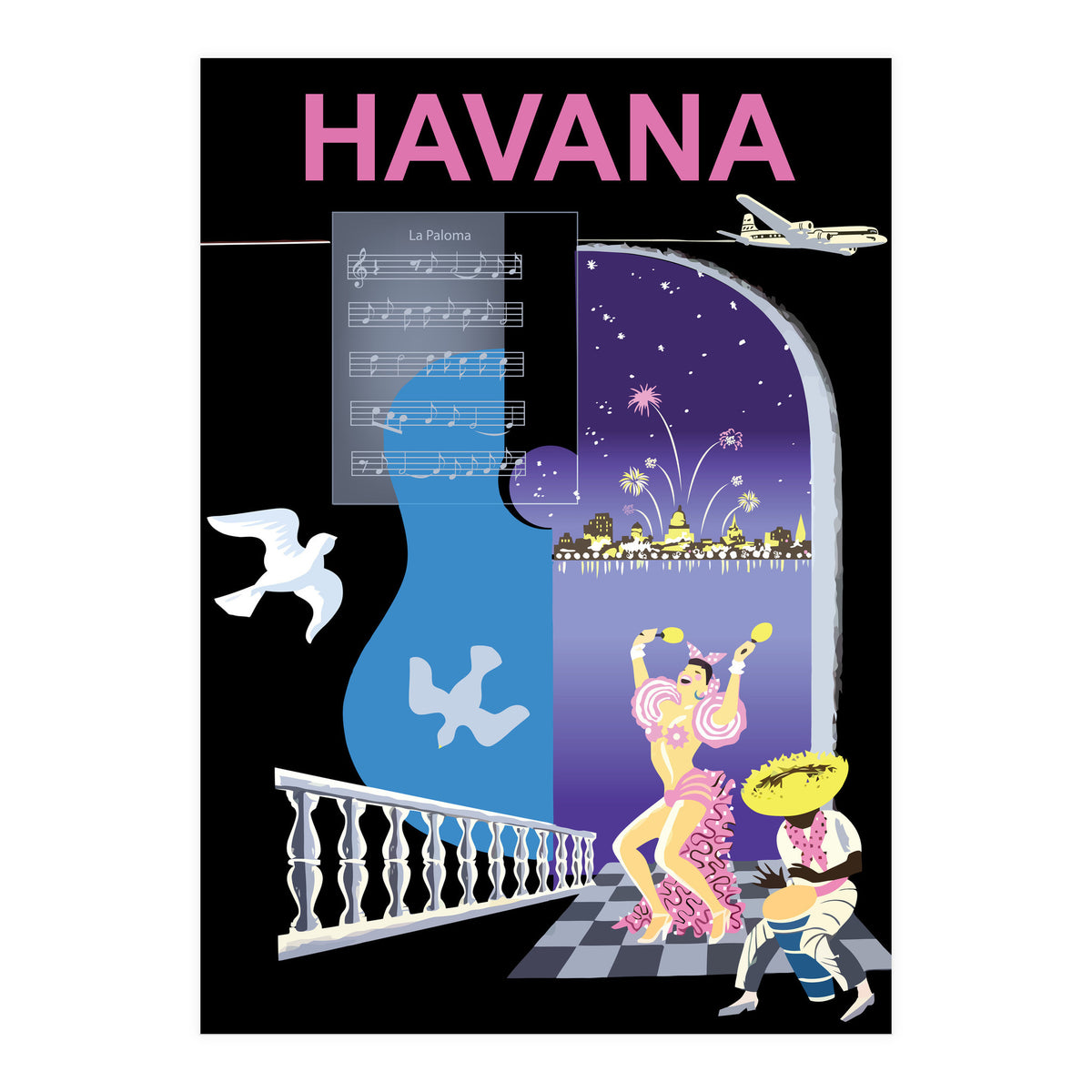 Havana, Dancing Nights, Cuba (Print Only)
