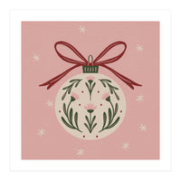 Christmas Flower Globe (Print Only)