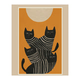 Abstract Black Cats (Print Only) thumbnail