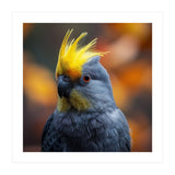 Close-up Portrait of a Yellow Cockatoo in the Wild. (Print Only) thumbnail
