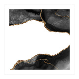 Black & Gold Agate Texture 09 (Print Only) thumbnail