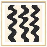 Squiggly Lines - monochrome thumbnail