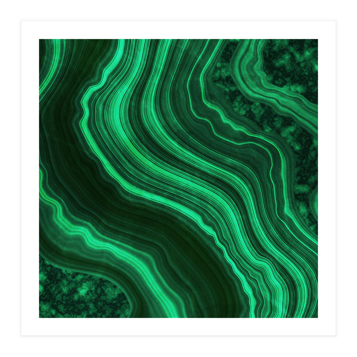 Malachite Texture 08 (Print Only)
