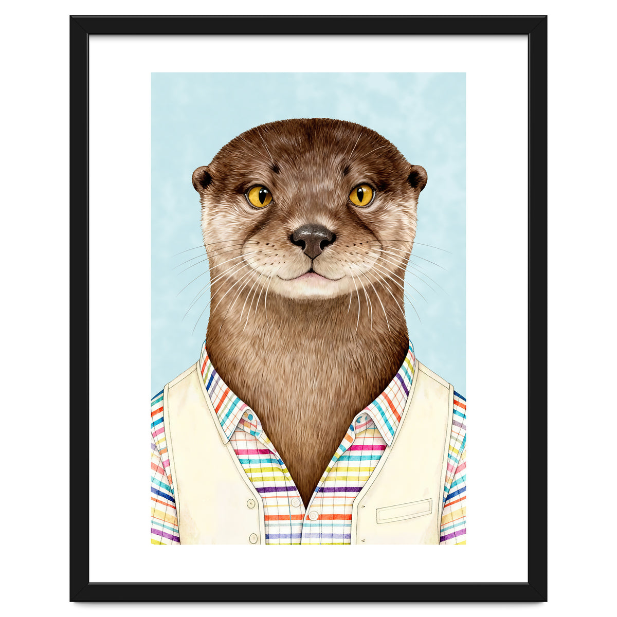 Otter Portrait in Jacket