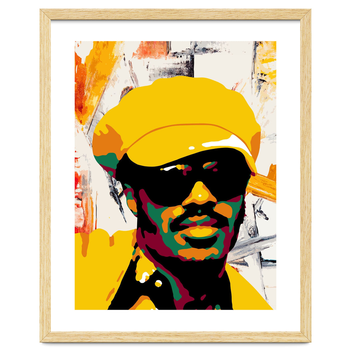 Stevie Wonder Retro Pop Art