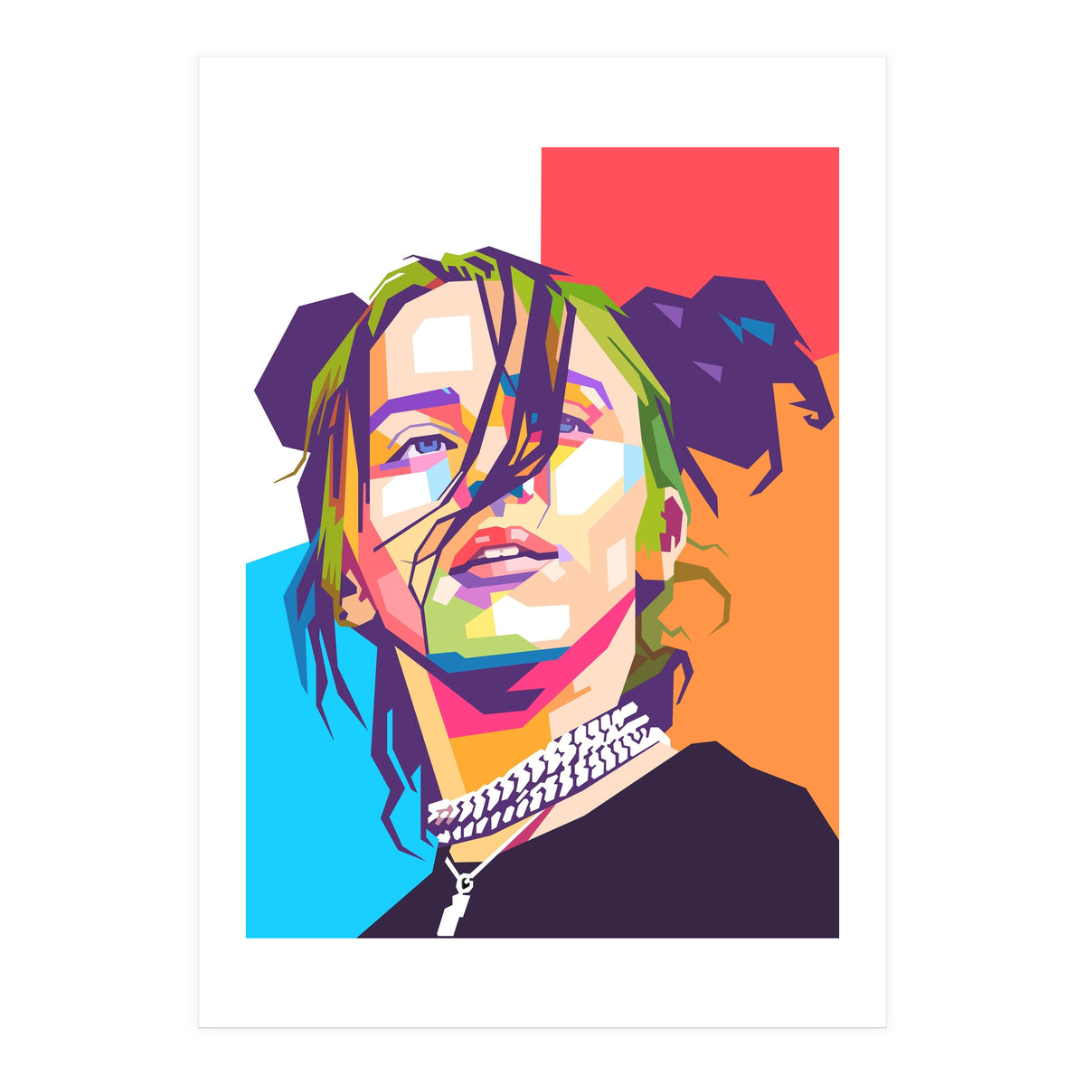 Billie Eillish wpap art  (Print Only)