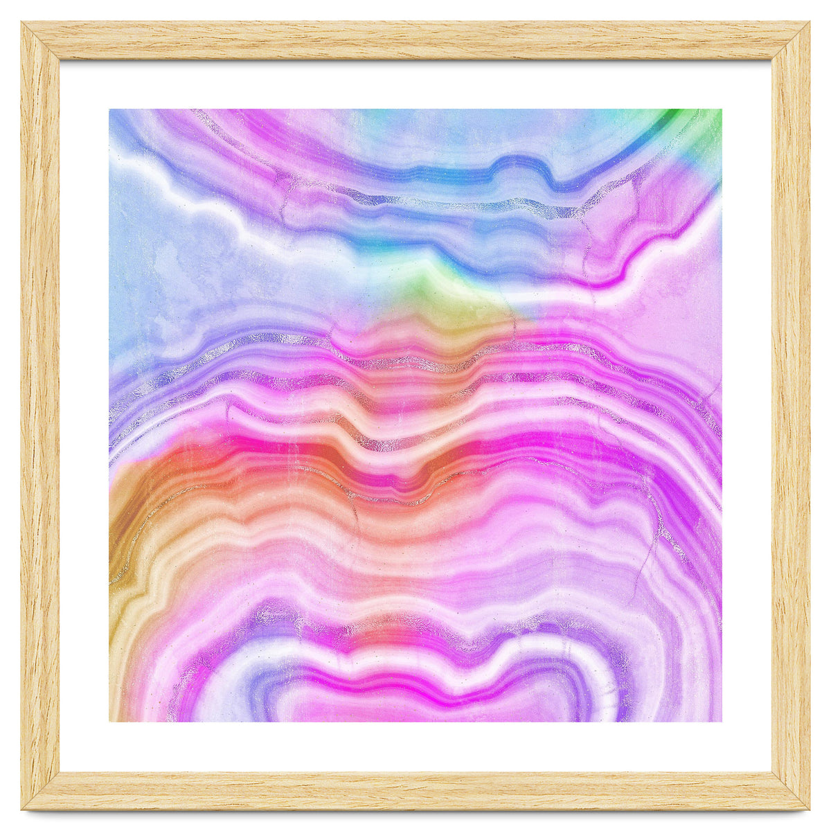 Neon Agate Texture 03