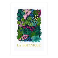 La Botanique, Botanical Garden, Colorful Jungle Print, Boho FLower Market (Print Only)