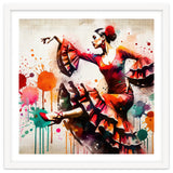 Fiery Flamenco Dancer In Motion thumbnail