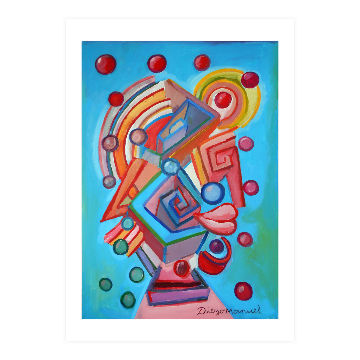 Retrato Cubista (Print Only)