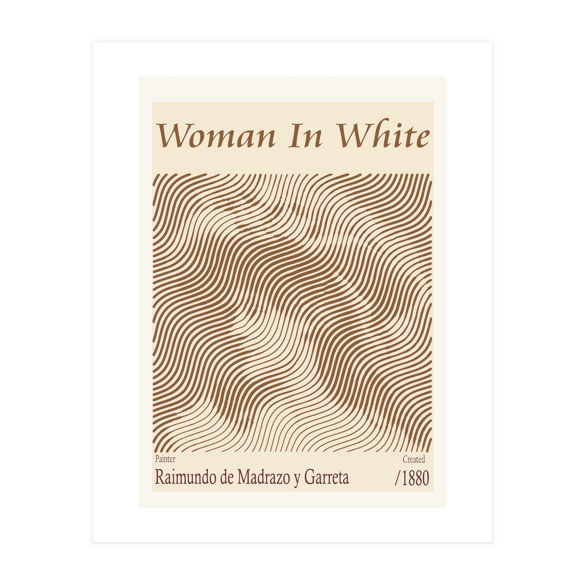 Woman In White – Raimundo De Madrazo Y Garreta (1880) (Print Only)