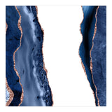 Navy & Rose Gold Agate Texture 28  (Print Only) thumbnail
