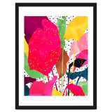 Modern Botanical, Nature Plants Tropical Jungle Garden, Eclectic Pop Of Color Glitter Gold Bohemian Graphic thumbnail