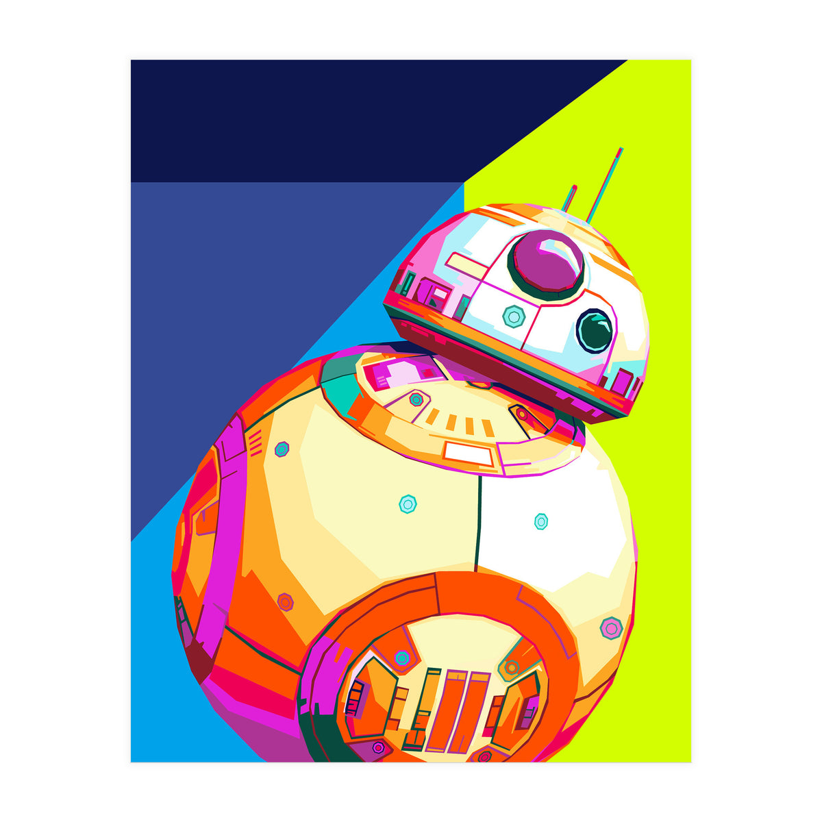 Star Wars Illustration Pop Art (Print Only)