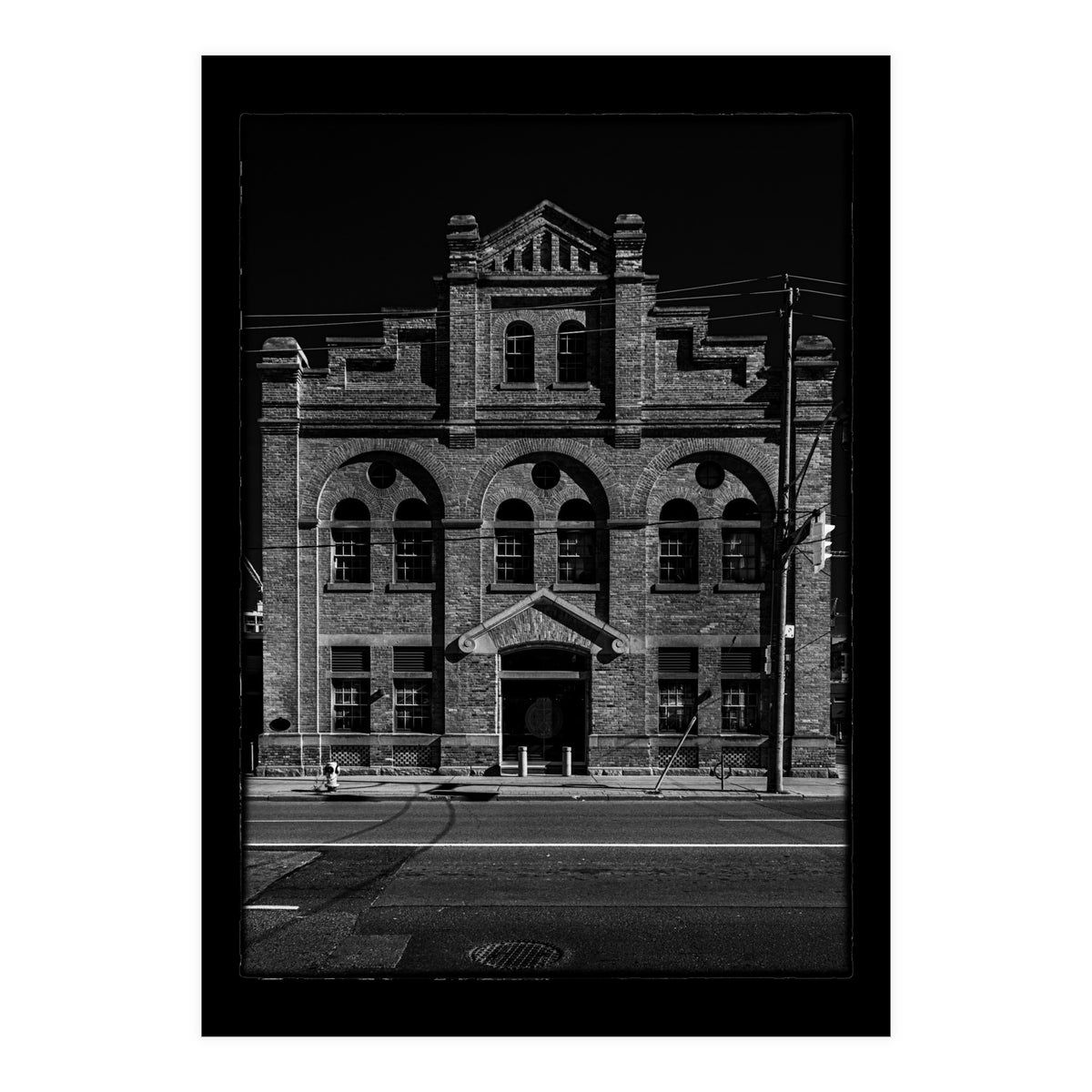 Water Gas Purification House No 8 with Border (Print Only)