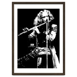 Ian Anderson British Musician Legend in Grayscale thumbnail