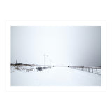 on the snow pier (Print Only) thumbnail