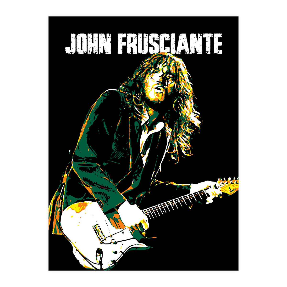 John Frusciante American Guitarist (Print Only)
