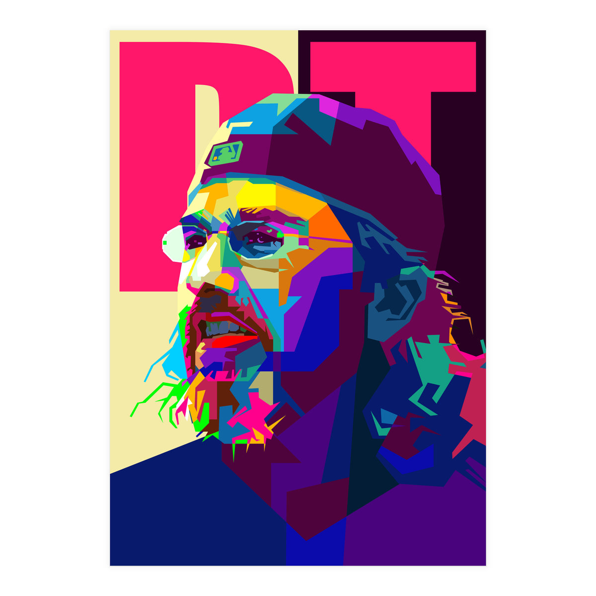 Mike Portnoy Drum Musician Pop Art WPAP (Print Only)