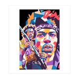 Jimi Hendrix wpap art (Print Only) thumbnail