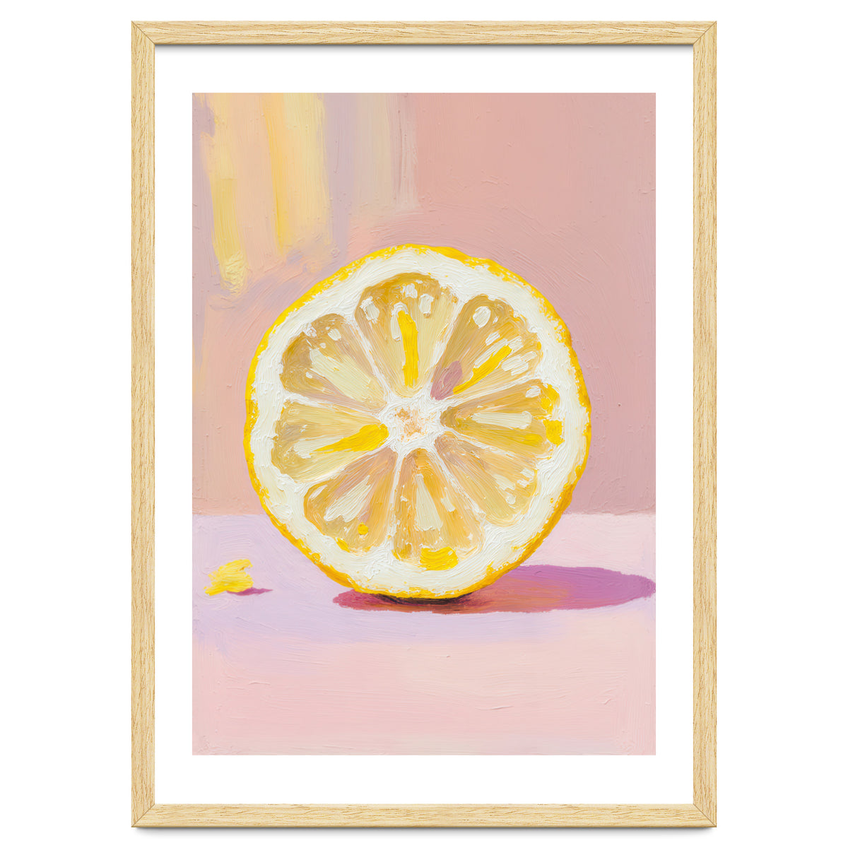 Lemon Slice – Modern Still Life Food