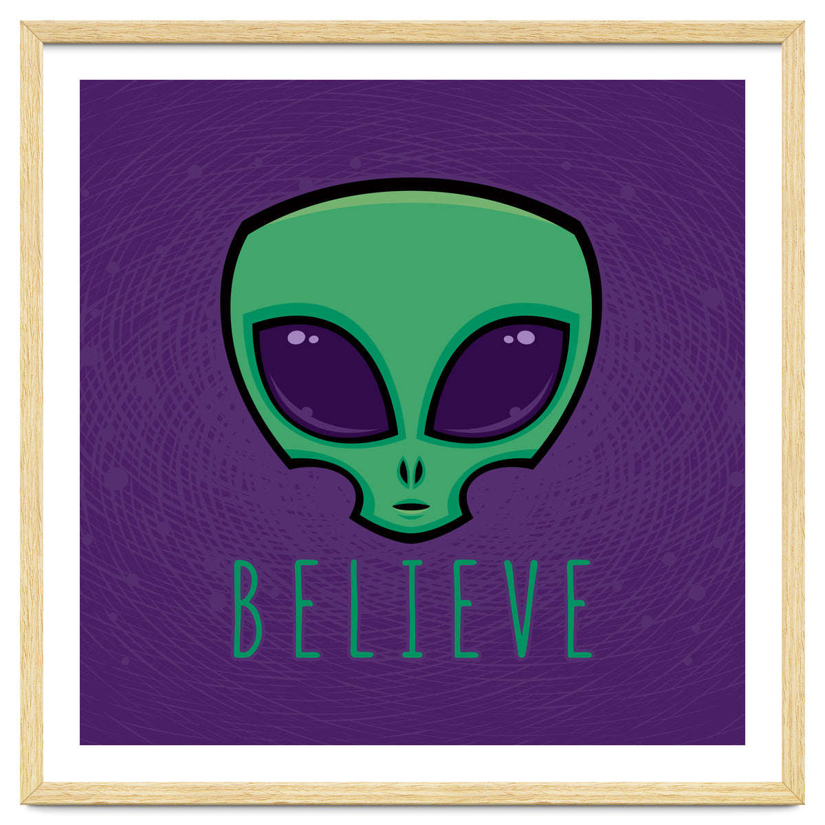 Believe Alien Head