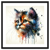 Colorful Kitten Portrait thumbnail